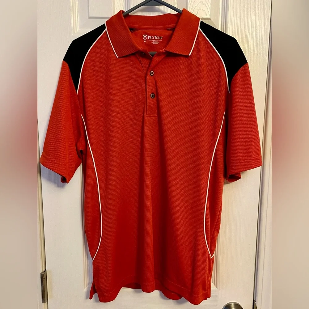 Pro Tour Performance Golf ShirtSize Medium - Picture 1 of 3
